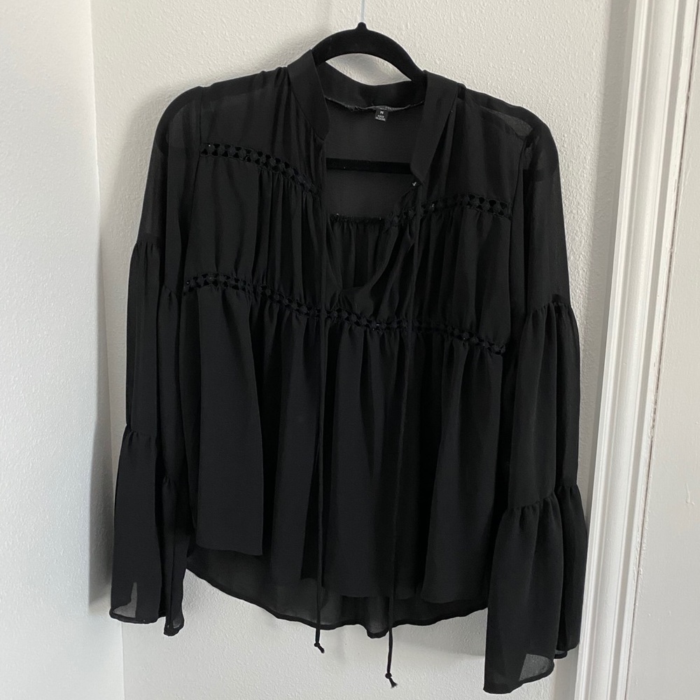 Romeo+Juliet sheer top